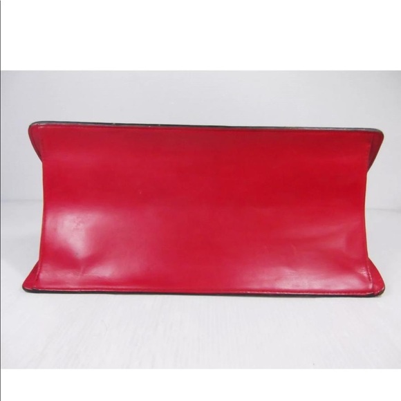 Authentic Louis Vuitton Rivera Satchel Bag Red EPI - Picture 8 of 8